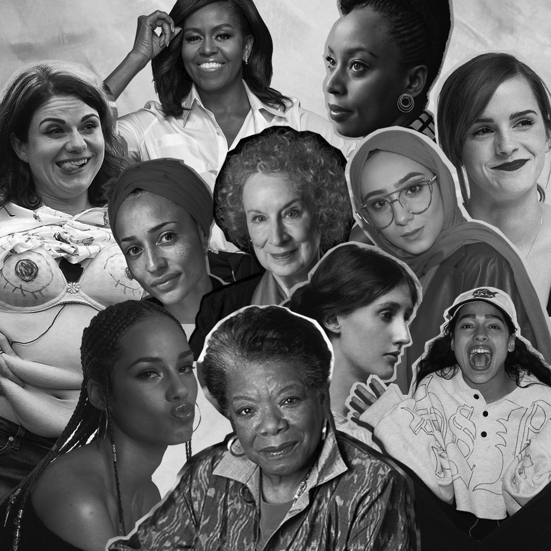 women insta bw